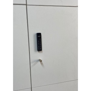 Smart new electronic digital code-locks for office locker banks